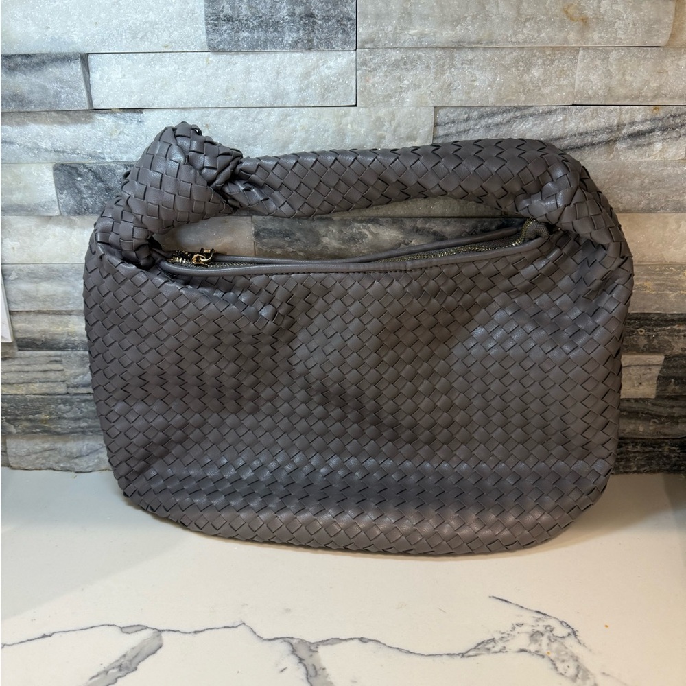 SOLD Medium gray Jodie knot bag